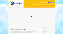 Desktop Screenshot of europaheating.com